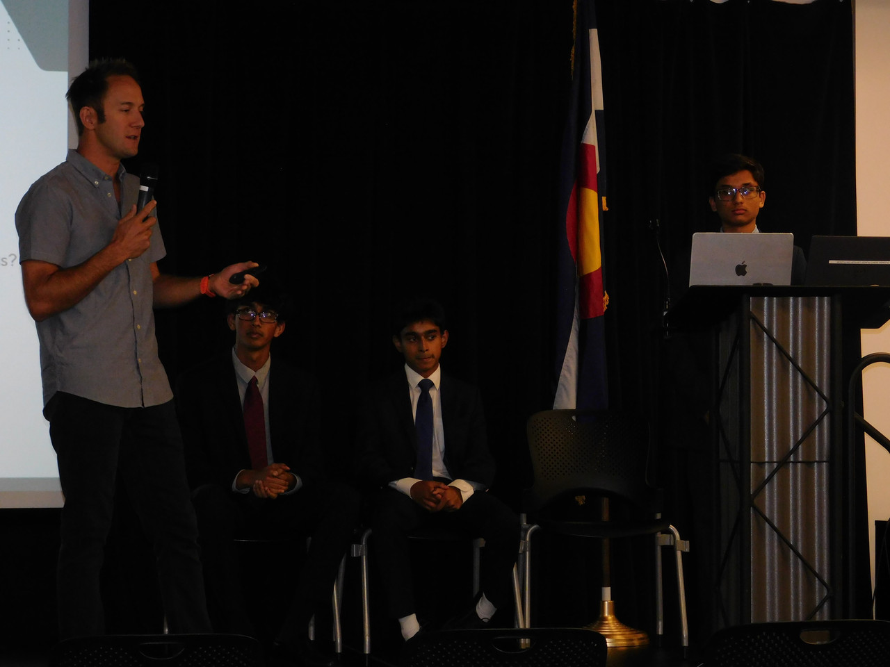 Speaker and student panel at ABLE Business workshop